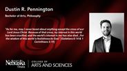 Dustin Pennington - Dustin R. Pennington - Bachelor of Arts - Philosophy