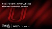 Hector Ramirez-Gutierrez - Hector Uriel Ramirez-Gutierrez - Bachelor of Arts - Foreign Language and Literature