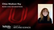 Chloe Ray - Chloe Madison Ray - Bachelor of Arts - International Studies