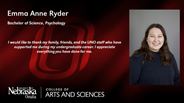 Emma Ryder - Emma Anne Ryder - Bachelor of Science - Psychology