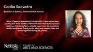 Cecilia Saavedra - Cecilia Saavedra - Bachelor of Science - Environmental Science