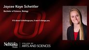 Jaycee Schettler - Jaycee Kaye Schettler - Bachelor of Science - Biology
