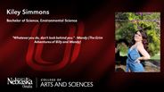 Kiley Simmons - Kiley Simmons - Bachelor of Science - Environmental Science