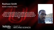 Rashaan Smith - Rashaan Smith - Bachelor of Science - History