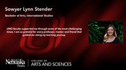 Sawyer Stender - Sawyer Lynn Stender - Bachelor of Arts - International Studies