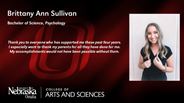 Brittany Sullivan - Brittany Ann Sullivan - Bachelor of Science - Psychology