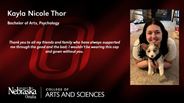 Kayla Thor - Kayla Nicole Thor - Bachelor of Arts - Psychology