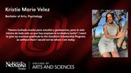 Kristie Velez - Kristie Marie Velez - Bachelor of Arts - Psychology