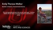 Emily Walker - Emily Theresa Walker - Bachelor of Science - Environmental Science