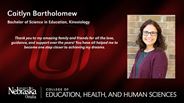Caitlyn Bartholomew - Caitlyn Bartholomew - Bachelor of Science in Education - Kinesiology 