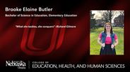Brooke Butler - Brooke Elaine Butler - Bachelor of Science in Education - Elementary Education 