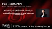 Dulce Cordero - Dulce Isabel Cordero - Bachelor of Science in Education - Elementary Education 