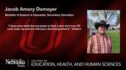 Jacob Domayer - Jacob Amory Domayer - Bachelor of Science in Education - Secondary Education 