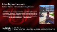 Erica Hermann - Erica Peyton Hermann - Bachelor of Science in Education - Elementary Education 