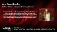 Ann Kessler - Ann Rose Kessler - Bachelor of Science in Education - Elementary Education 
