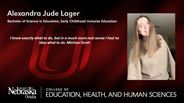 Alexandra Lager - Alexandra Jude Lager - Bachelor of Science in Education - Early Childhood Inclusive Education 