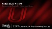 Kaitlyn Nesbitt - Kaitlyn LaJoy Nesbitt - Bachelor of Science in Education - Early Childhood Inclusive Education 
