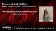 Makenna Pluta - Makenna Elizabeth Pluta - Bachelor of Science in Education - Communication Disorders 