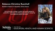 Rebecca Ruenholl - Rebecca Christine Ruenholl - Bachelor of Science in Education - Library Science 