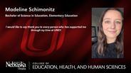 Madeline Schimonitz - Madeline Schimonitz - Bachelor of Science in Education - Elementary Education 