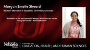 Morgan Sheard - Morgan Emelie Sheard - Bachelor of Science in Education - Elementary Education 