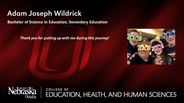 Adam Wildrick - Adam Joseph Wildrick - Bachelor of Science in Education - Secondary Education 