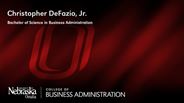 Christopher DeFazio, Jr. - Christopher DeFazio Jr. - Christopher DeFazio, Jr. - Bachelor of Science in Business Administration