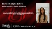 Samantha Estivo - Samantha Lynn Estivo - Bachelor of Science in Business Administration