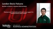 Landon Falcone - Landon Davis Falcone - Bachelor of Science in Business Administration