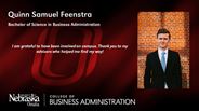 Quinn Feenstra - Quinn Samuel Feenstra - Bachelor of Science in Business Administration