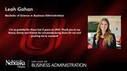 Leah Gahan - Leah Gahan - Bachelor of Science in Business Administration