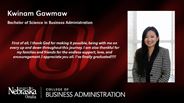 Kwinam Gawmaw - Kwinam Gawmaw - Bachelor of Science in Business Administration