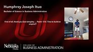 Humphrey Itua - Humphrey Joseph Itua - Bachelor of Science in Business Administration