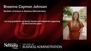 Breanna Johnson - Breanna Cayman Johnson - Bachelor of Science in Business Administration