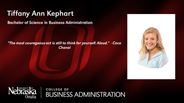 Tiffany Kephart - Tiffany Ann Kephart - Bachelor of Science in Business Administration