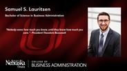 Samuel Lauritsen - Samuel S. Lauritsen - Bachelor of Science in Business Administration