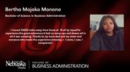 Bertha Monono - Bertha Mojoko Monono - Bachelor of Science in Business Administration