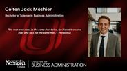 Colten Moshier - Colten Jack Moshier - Bachelor of Science in Business Administration