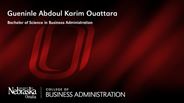 Gueninle Abdoul Karim Ouattara - Gueninle Abdoul Karim Ouattara - Bachelor of Science in Business Administration