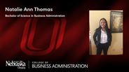 Natalie Thomas - Natalie Ann Thomas - Bachelor of Science in Business Administration