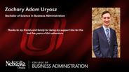Zachary Uryasz - Zachary Adam Uryasz - Bachelor of Science in Business Administration