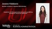 Jovana Vidakovic - Jovana Vidakovic - Bachelor of Science in Business Administration