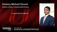Zachary Vincent - Zachary Michael Vincent - Bachelor of Science in Business Administration