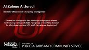 Al Zahraa Al Jaradi - Al Zahraa Jaradi - Al Zahraa Al Jaradi - Bachelor of Science in Emergency Management