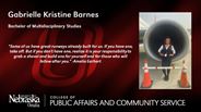 Gabrielle Barnes - Gabrielle Kristine Barnes - Bachelor of Multidisciplinary Studies