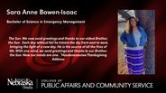 Sara Bowen-Isaac - Sara Anne Bowen-Isaac - Bachelor of Science in Emergency Management