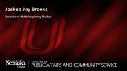 Joshua Brooks - Joshua Jay Brooks - Bachelor of Multidisciplinary Studies