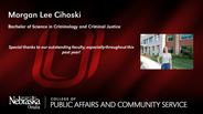 Morgan Cihoski - Morgan Lee Cihoski - Bachelor of Science in Criminology and Criminal Justice