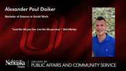 Alexander Daiker - Alexander Paul Daiker - Bachelor of Science in Social Work