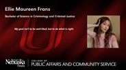 Ellie Frans - Ellie Maureen Frans - Bachelor of Science in Criminology and Criminal Justice